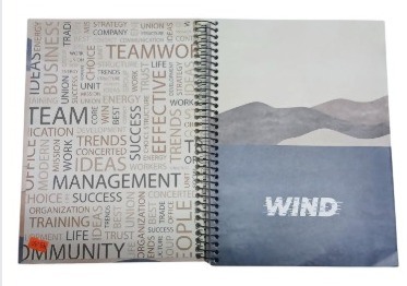 CADERNO 10X1 CAPA DURA WIND